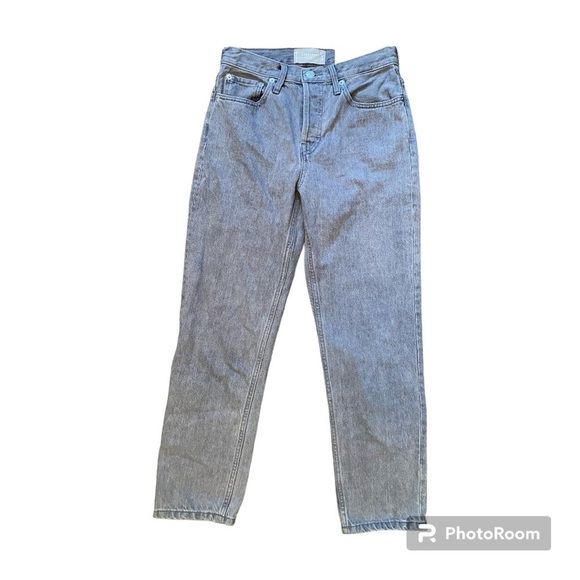 NWT Everlane 90s Cheeky Ankle Jean High Rise Washed Gray Crop 26 - Picture 3 of 6